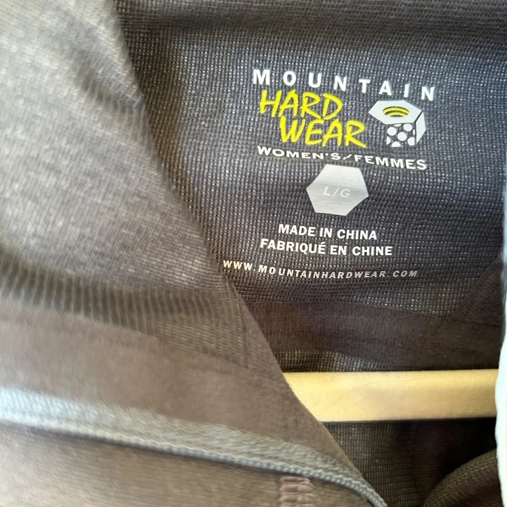 Mountain Hardware Jacket Windstopper Soft Shell Gray Women's‎ Large